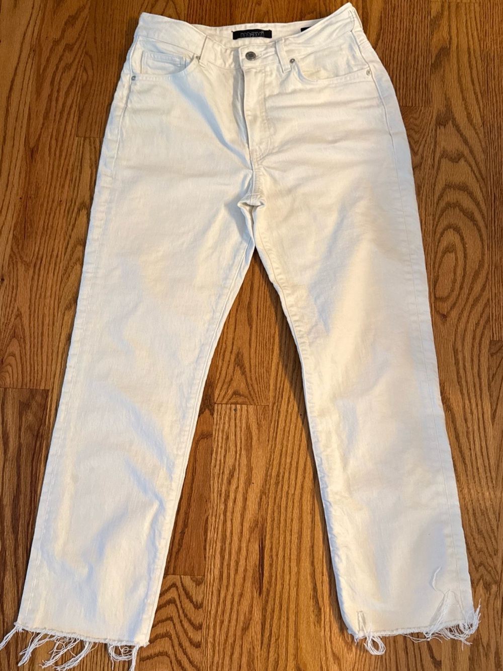 Mavi Women's Straight Leg Jeans - White